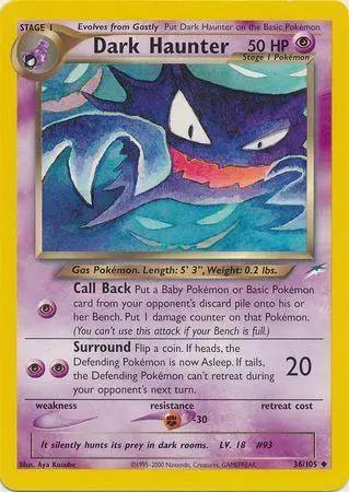 Dark Haunter 036/105 - Neo Destiny Unlimited