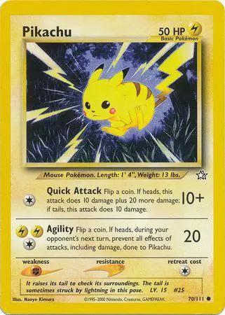 Pikachu 070/111 - Neo Genesis Unlimited