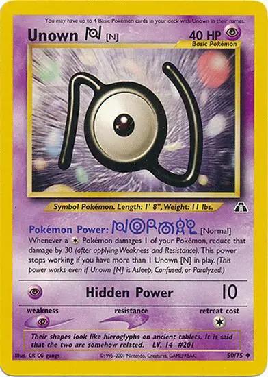 Unown [N] 050/75 - Neo Discovery Unlimited