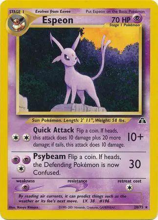 Espeon 020/75 - Neo Discovery Unlimited