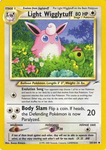 Light Wigglytuff 054/105 - Neo Destiny Unlimited