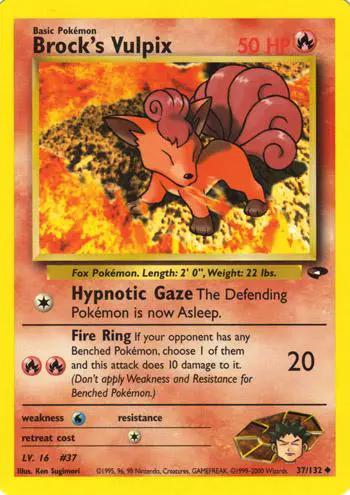 Brock's Vulpix 037/132 - Gym Challenge Unlimited