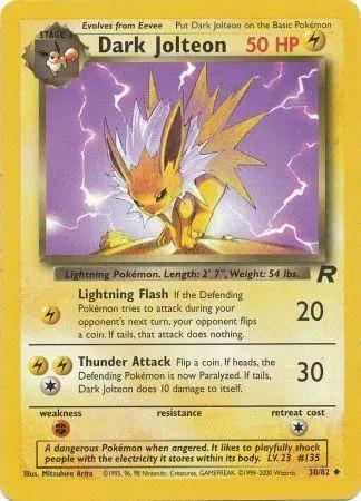 Dark Jolteon 038/82 - Team Rocket Unlimited