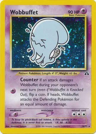 Wobbuffet 016/75 - Neo Discovery Unlimited Holofoil