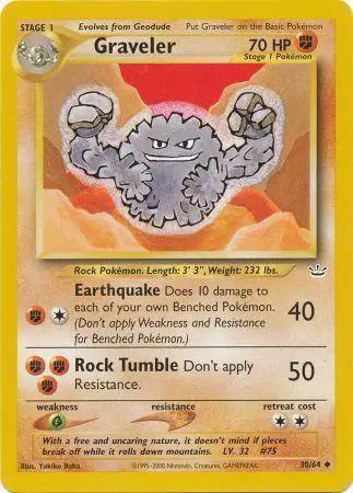Graveler 030/64 - Neo Revelation Unlimited
