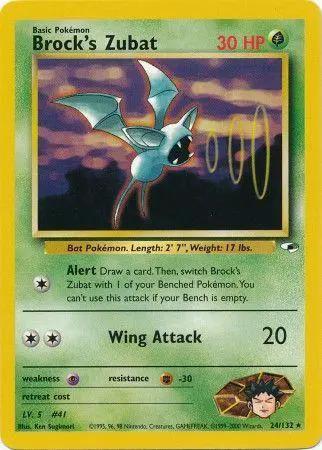 Brock's Zubat 024/132 - Gym Heroes Unlimited