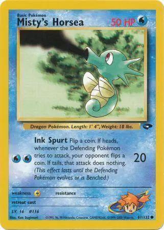 Misty's Horsea 087/132 - Gym Challenge Unlimited