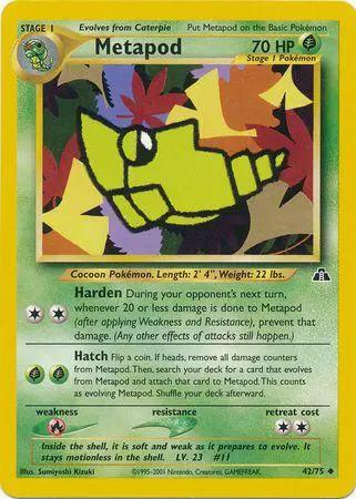 Metapod 042/75 - Neo Discovery Unlimited