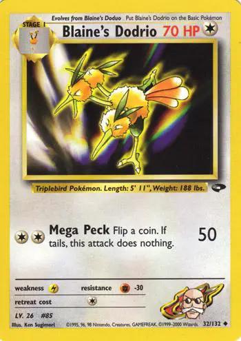 Blaine's Dodrio 032/132 - Gym Challenge Unlimited