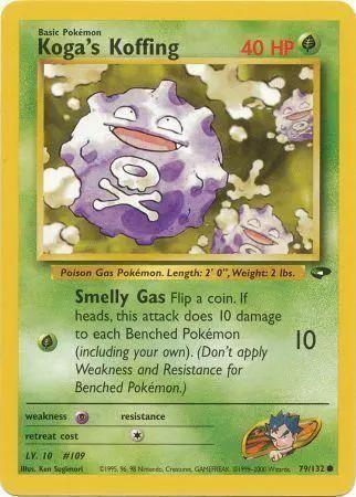 Koga's Koffing 079/132 - Gym Challenge Unlimited