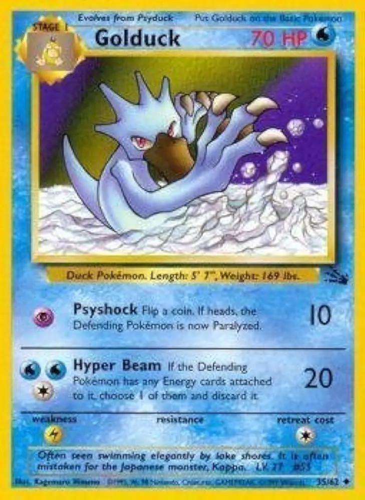 Golduck 035/62 - Fossil Unlimited