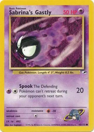 Sabrina's Gastly 093/132 - Gym Heroes Unlimited