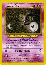 Unown [V] 089/105 - Neo Destiny Unlimited