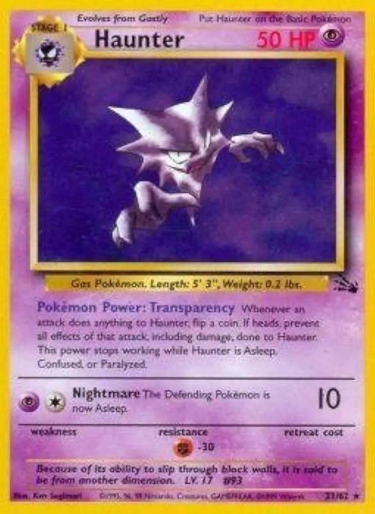 Haunter 021/62 - Fossil Unlimited