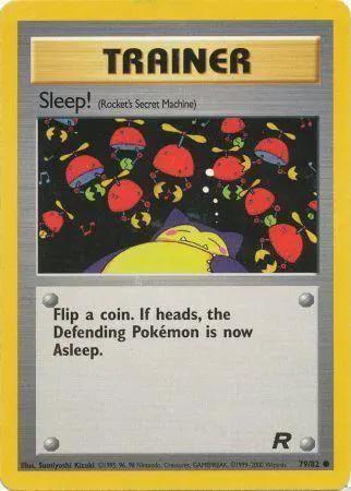 Sleep! (Rocket's Secret Machine) 079/82 - Team Rocket Unlimited