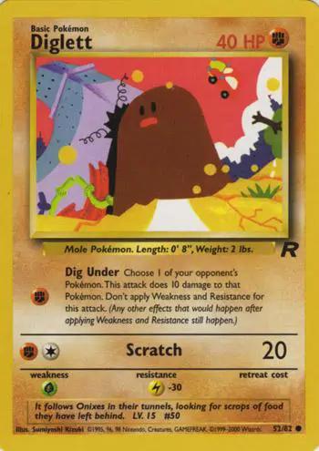 Diglett 052/82 - Team Rocket Unlimited