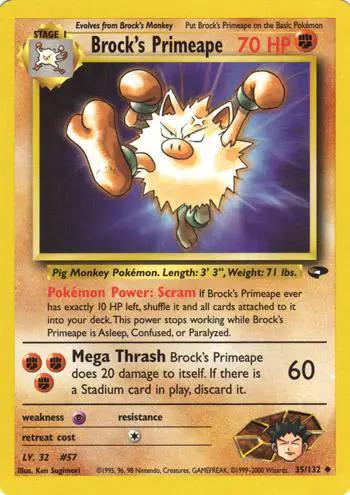 Brock's Primeape 035/132 - Gym Challenge Unlimited
