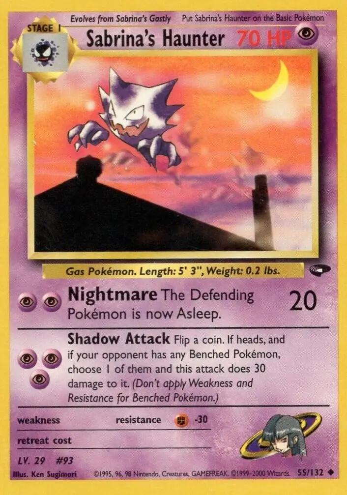 Sabrina's Haunter 055/132 - Gym Challenge Unlimited