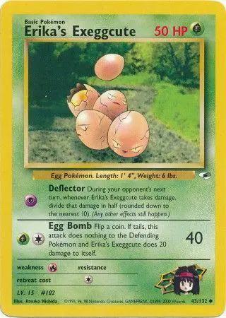 Erika's Exeggcute 043/132 - Gym Heroes Unlimited