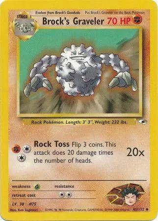 Brock's Graveler 040/132 - Gym Heroes Unlimited