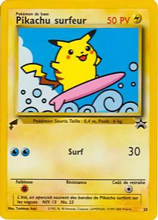 Pikachu (Surfing) 028/null - Pikachu World Collection Promos