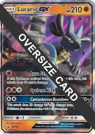 Lucario GX SM100 - Jumbo Cards Holofoil