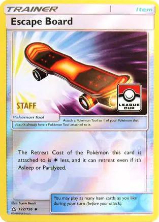 Escape Board (League Cup) [Staff] 122/156 - League & Championship Cards Reverse Holofoil