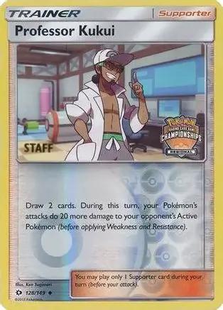 Professor Kukui (Regional Championships) [Staff] 128/149 - League & Championship Cards Reverse Holofoil