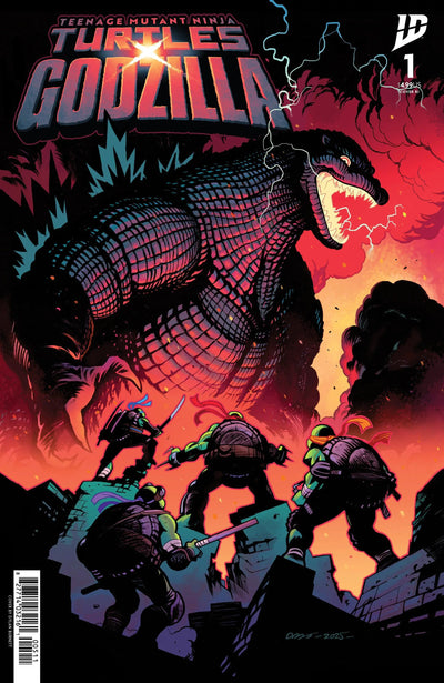 Teenage Mutant Ninja Turtles X Godzilla #1 F 1:25 Foil Dylan Burnett (11/12/2025) Idw