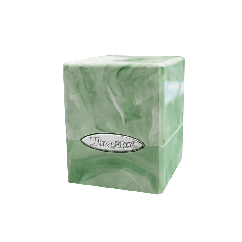 Marble SATIN® Cube - Lime Green / White