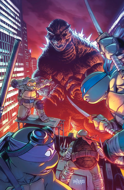 Teenage Mutant Ninja Turtles X Godzilla #2 D 1:25 Mateus Santolouco Virgin (01/07/2026) Idw