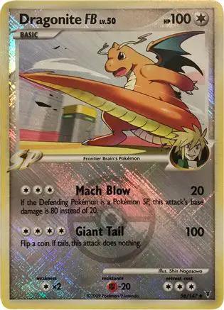 Dragonite FB (League Promo) 056/147 - League & Championship Cards Reverse Holofoil