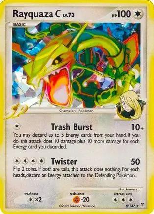 Rayquaza C (Cracked Ice) 008/147 - Miscellaneous Cards & Products Holofoil