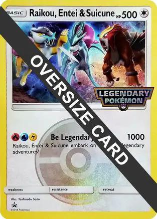 Raikou, Entei & Suicune  - Jumbo Cards Holofoil