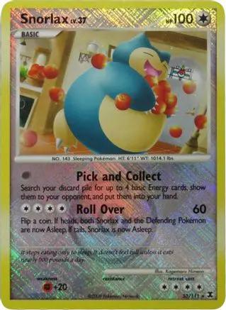 Snorlax (League Promo) 033/111 - League & Championship Cards Reverse Holofoil
