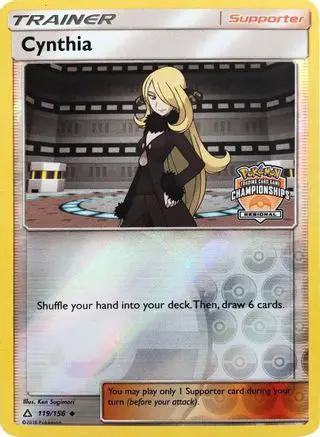 Cynthia (Regional Championships) 119/156 - League & Championship Cards Reverse Holofoil