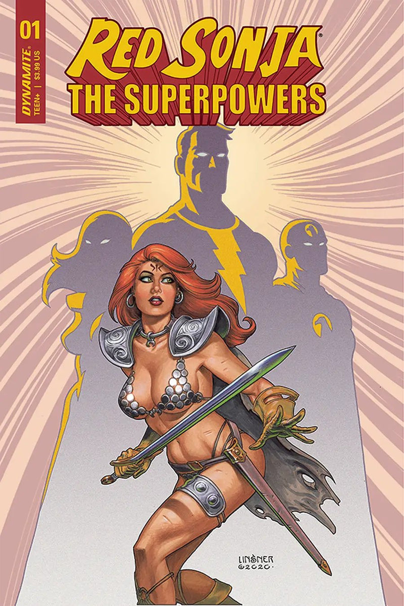 Red Sonja The Superpowers #1 B Joseph Michael Linsner Variant (01/06/2021) Dynamite