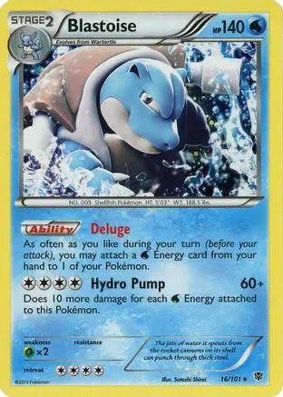 Blastoise (Cosmos Holo) 016/101 - Blister Exclusives Holofoil
