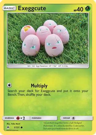 Exeggcute 001/131 - SM  Forbidden Light