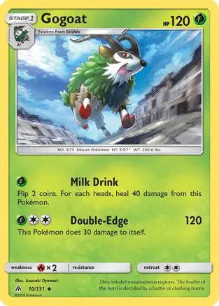 Gogoat 010/131 - SM  Forbidden Light Reverse Holofoil