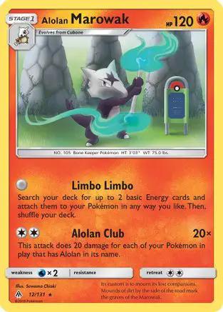 Alolan Marowak 012/131 - SM  Forbidden Light