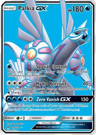 Palkia GX (Full Art) 119/131 - SM  Forbidden Light Holofoil