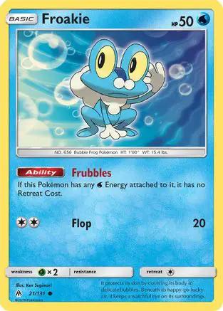 Froakie 021/131 - SM  Forbidden Light Reverse Holofoil