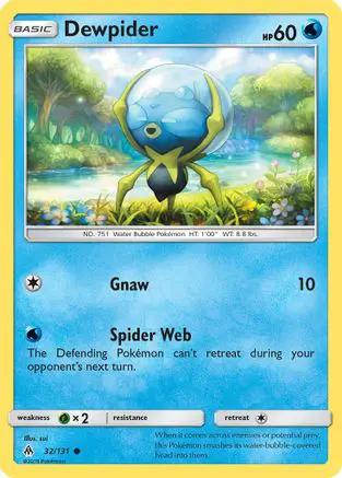 Dewpider 032/131 - SM  Forbidden Light Reverse Holofoil