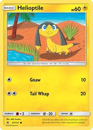 Helioptile 037/131 - SM  Forbidden Light