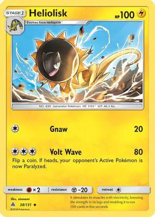 Heliolisk 038/131 - SM  Forbidden Light Reverse Holofoil