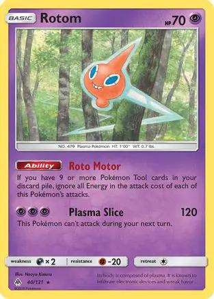 Rotom 040/131 - SM  Forbidden Light Reverse Holofoil