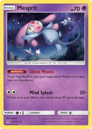 Mesprit 042/131 - SM  Forbidden Light Reverse Holofoil