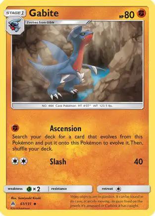 Gabite 061/131 - SM  Forbidden Light Reverse Holofoil