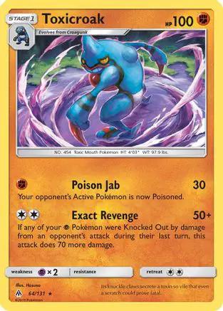 Toxicroak 064/131 - SM  Forbidden Light